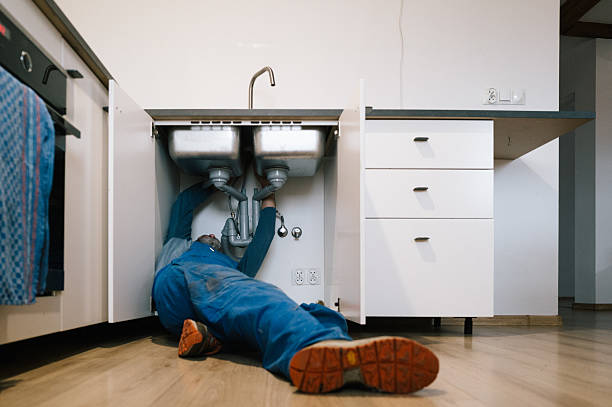 Professional Drain Cleaning technician working in West Swanzey, NH